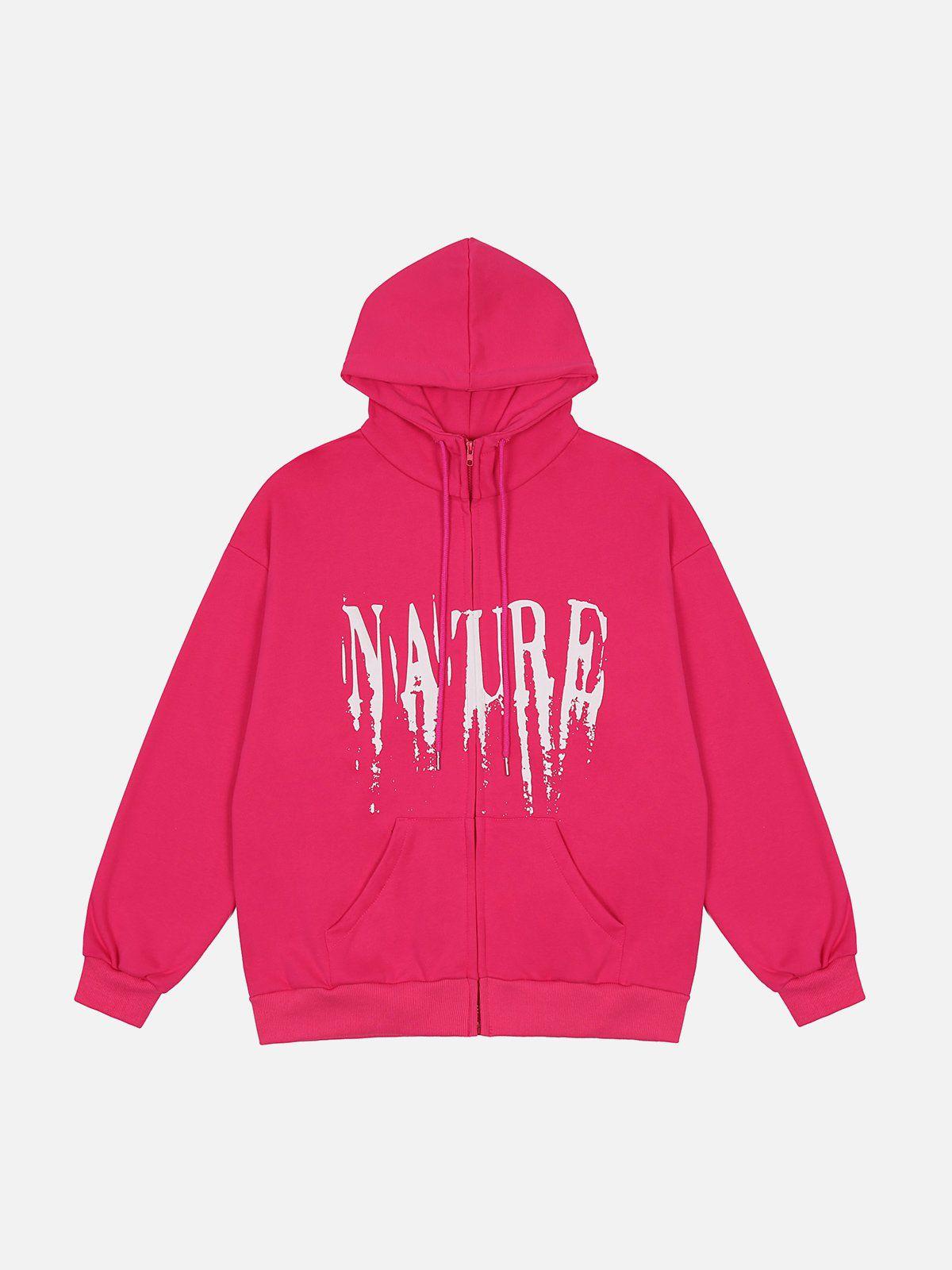 Concert Outfit Peace And Love Foam Print Cardigan Hoodie Concert Outfit Peace And Love Foam Print Cardigan Hoodie