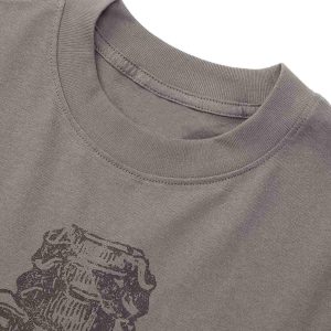 Concert Outfit Pencil Detail Skull Street Rap T-Shirt
