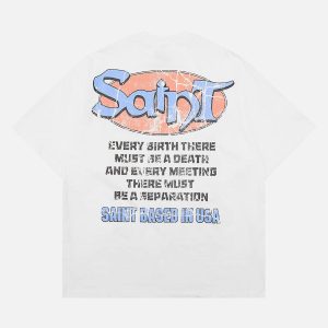 Concert Outfit Pencil Detail Skull Street Rap T-Shirt