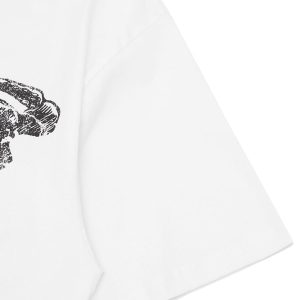 Concert Outfit Pencil Detail Skull Street Rap T-Shirt