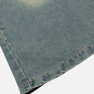 Concert Outfit Pentagram Embroidered Loose Jeans