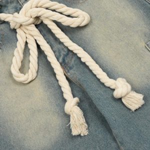 Concert Outfit Pentagram Embroidered Loose Jeans