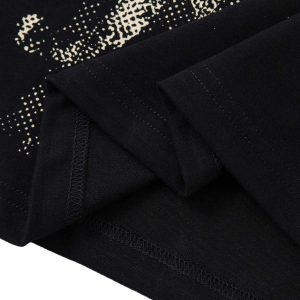 Concert Outfit Phantom Letter Print T-Shirt