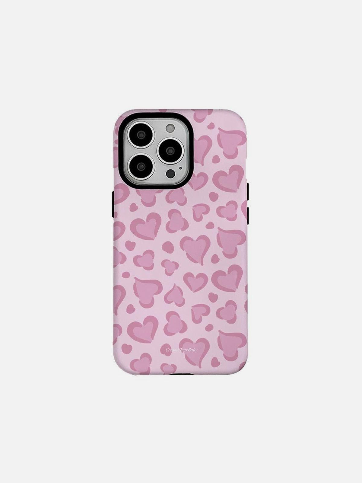 Concert Outfit Pink Heart Graphic Phone Case Concert Outfit Pink Heart Graphic Phone Case