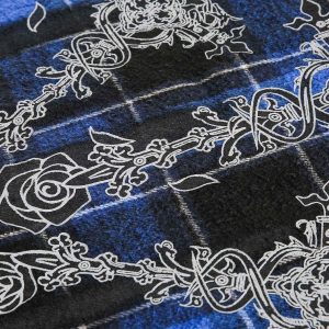 Concert Outfit Plaid Brushed Cardigan Hooded Shirt