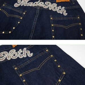 Concert Outfit Plaid Panel Jeans