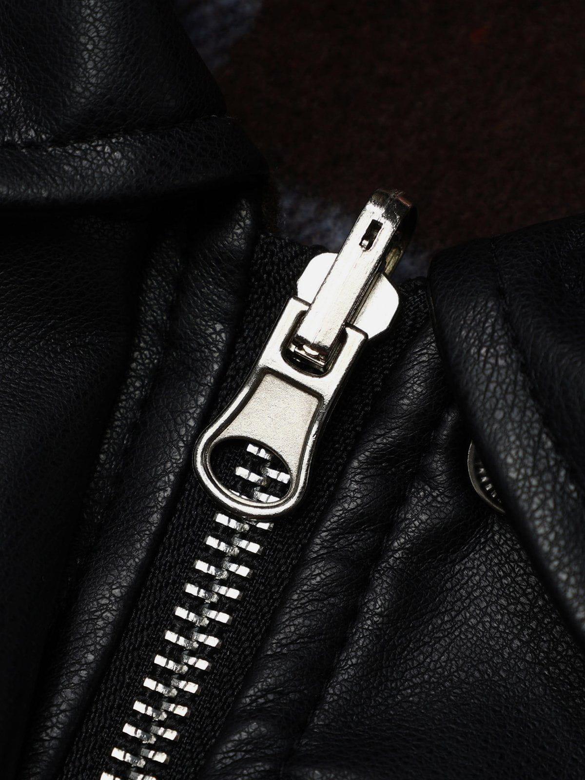 Concert Outfit Plaid Reversible Leather Jacket Concert Outfit Plaid Reversible Leather Jacket