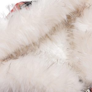 Concert Outfit Plaid Sherpa Lined  Fur Hooded Jacket