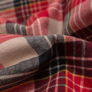 Concert Outfit Plaid Sherpa Lined  Fur Hooded Jacket