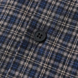 Concert Outfit Plaid Short Sleeve Polo Shirt