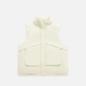 Concert Outfit Plain Windproof Vest