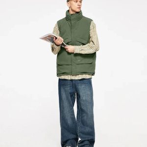 Concert Outfit Plain Windproof Vest