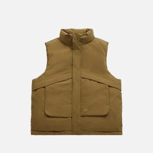 Concert Outfit Plain Windproof Vest