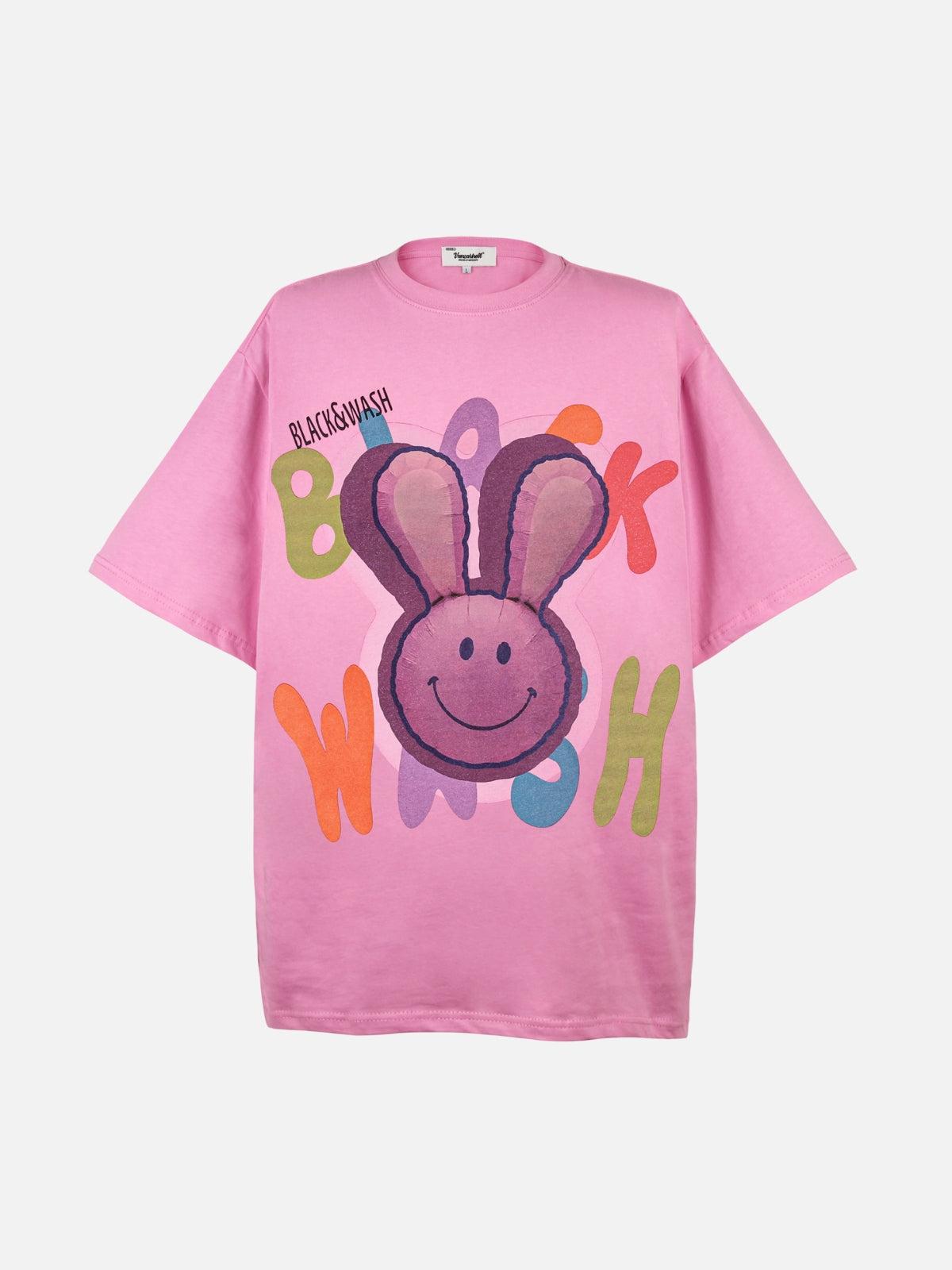 Concert Outfit Playful Bunny Pop Art Tee Concert Outfit Playful Bunny Pop Art Tee
