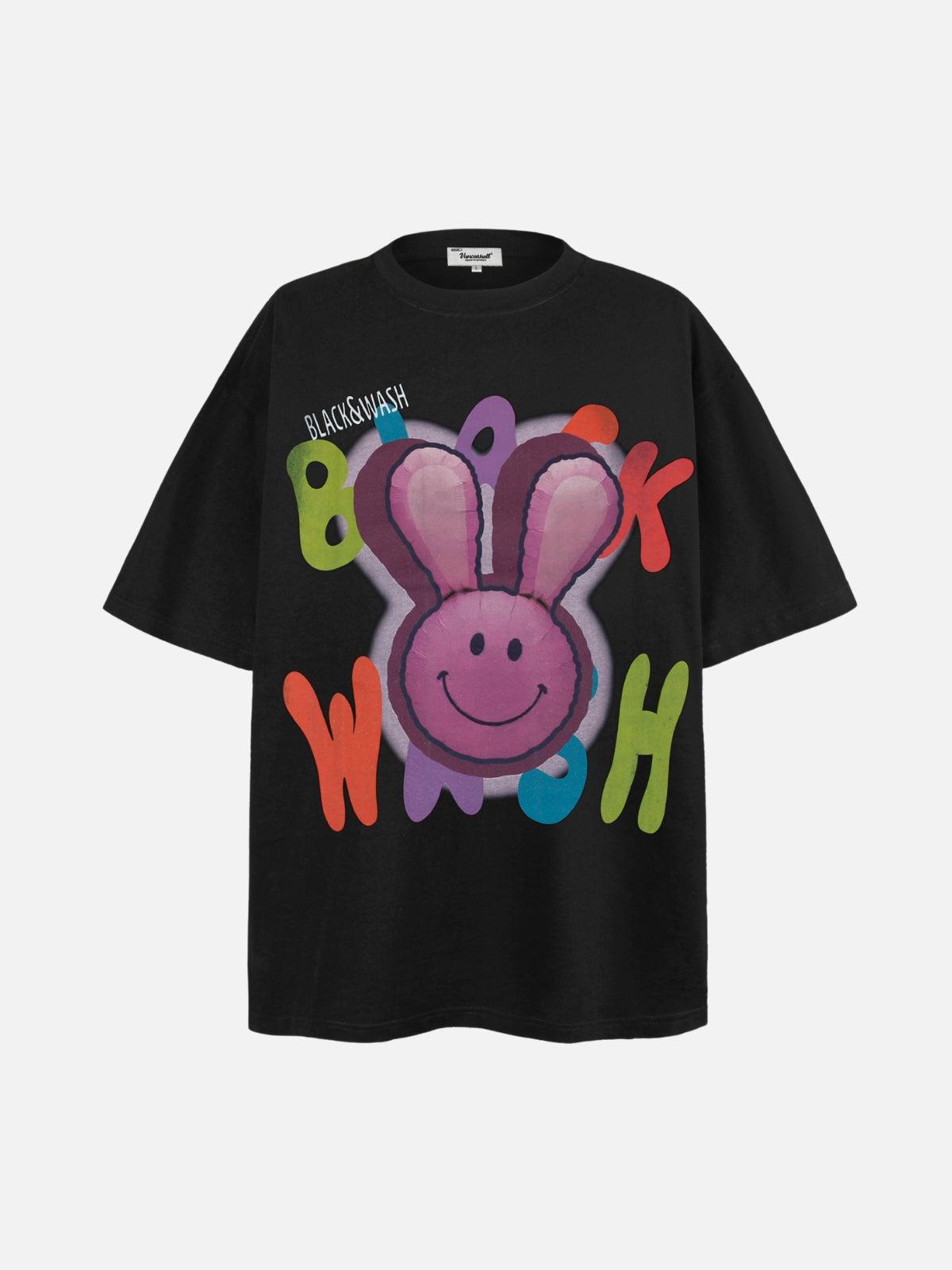 Concert Outfit Playful Bunny Pop Art Tee Concert Outfit Playful Bunny Pop Art Tee