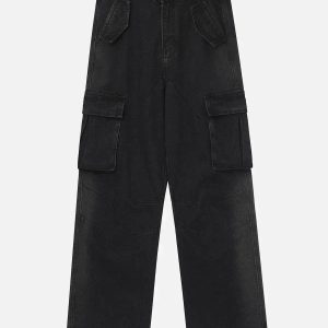 Concert Outfit Pleated Pockets Jeans