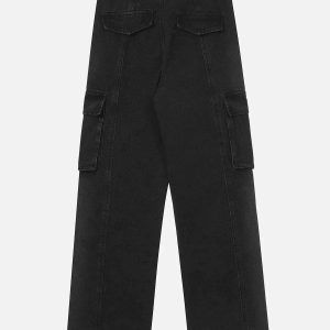 Concert Outfit Pleated Pockets Jeans