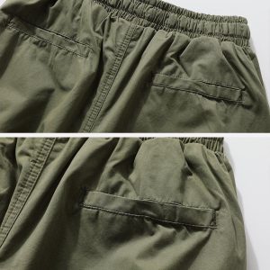 Concert Outfit Pockets with Flap Pants