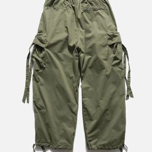 Concert Outfit Pockets with Flap Pants