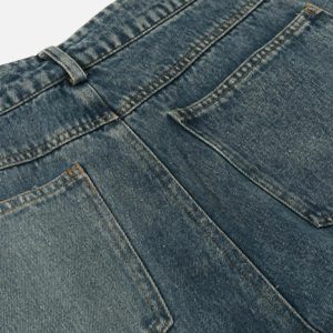 Concert Outfit Polaris Print Washed Straight Jeans