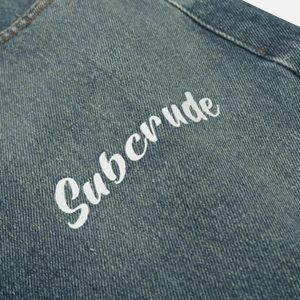 Concert Outfit Polaris Print Washed Straight Jeans