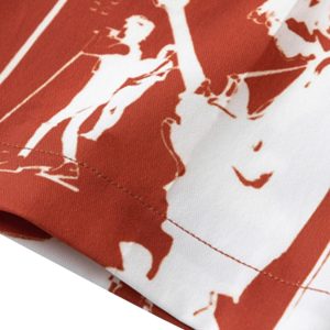 Concert Outfit Portrait Pattern Short-Sleeved Shirt