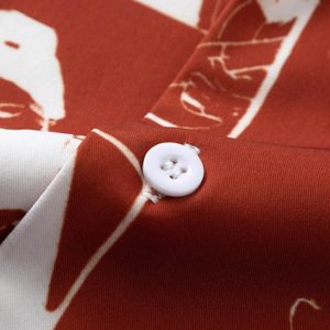 Concert Outfit Portrait Pattern Short-Sleeved Shirt