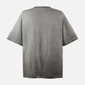 Concert Outfit Portrait Print Crew Neck T-Shirt