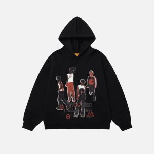 Concert Outfit Portrait Print Hoodie