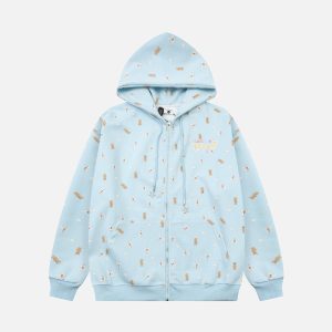 Concert Outfit Print Adorable Little Bear Hoodie