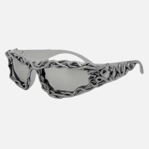 Concert Outfit Punk Hip-Hop Futuristic Sunglasses