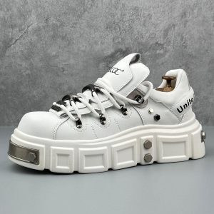 Concert Outfit Punk Style Rivet Derby Shoes