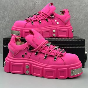 Concert Outfit Punk Style Rivet Derby Shoes