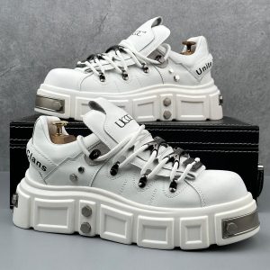 Concert Outfit Punk Style Rivet Derby Shoes