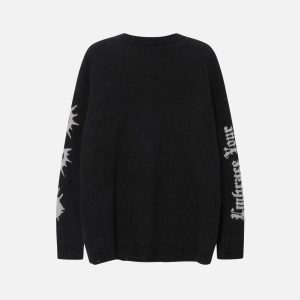 Concert Outfit Puppy Knit Sweater