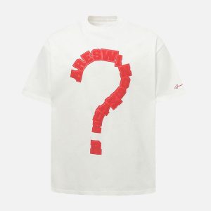 Concert Outfit Question Mark Graphic T-Shirt