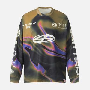 Concert Outfit Quick Dry Racing Long Sleeve T-Shirt