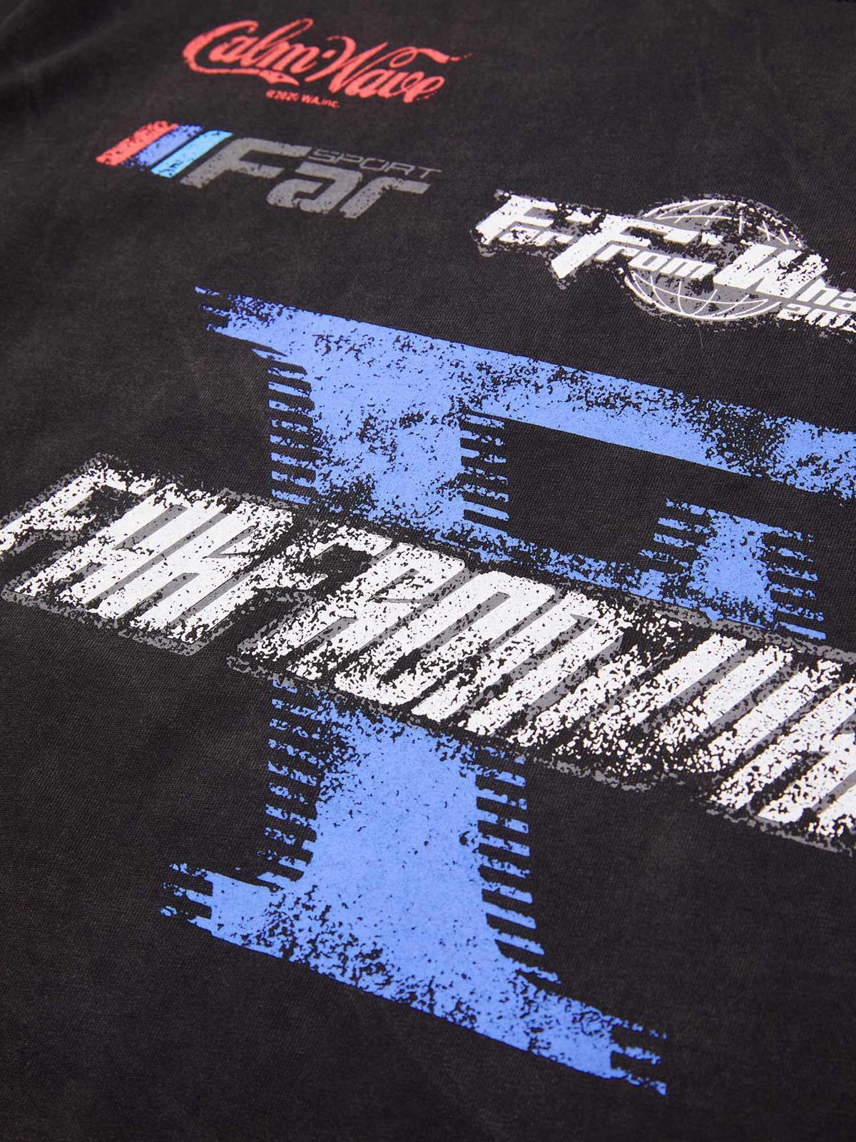 Concert Outfit Racing Afterimage Lettering T-Shirt Concert Outfit Racing Afterimage Lettering T-Shirt