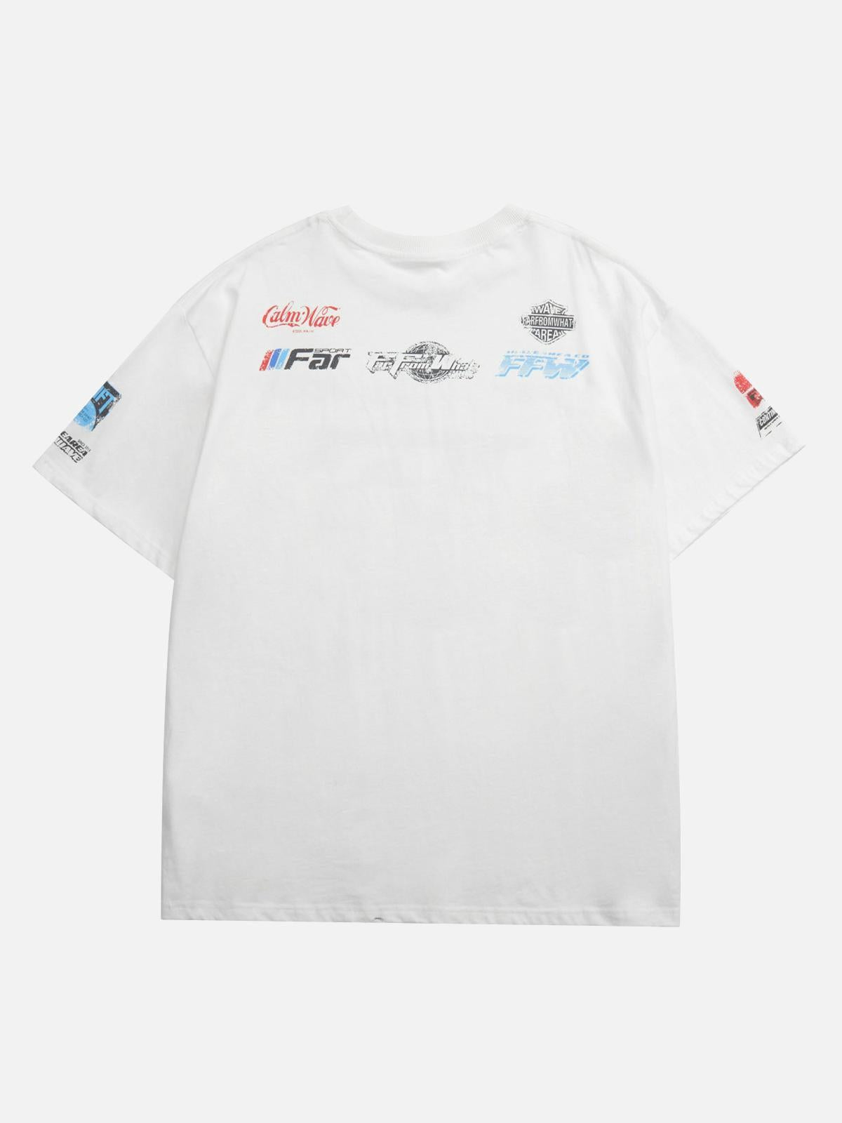 Concert Outfit Racing Afterimage Lettering T-Shirt Concert Outfit Racing Afterimage Lettering T-Shirt