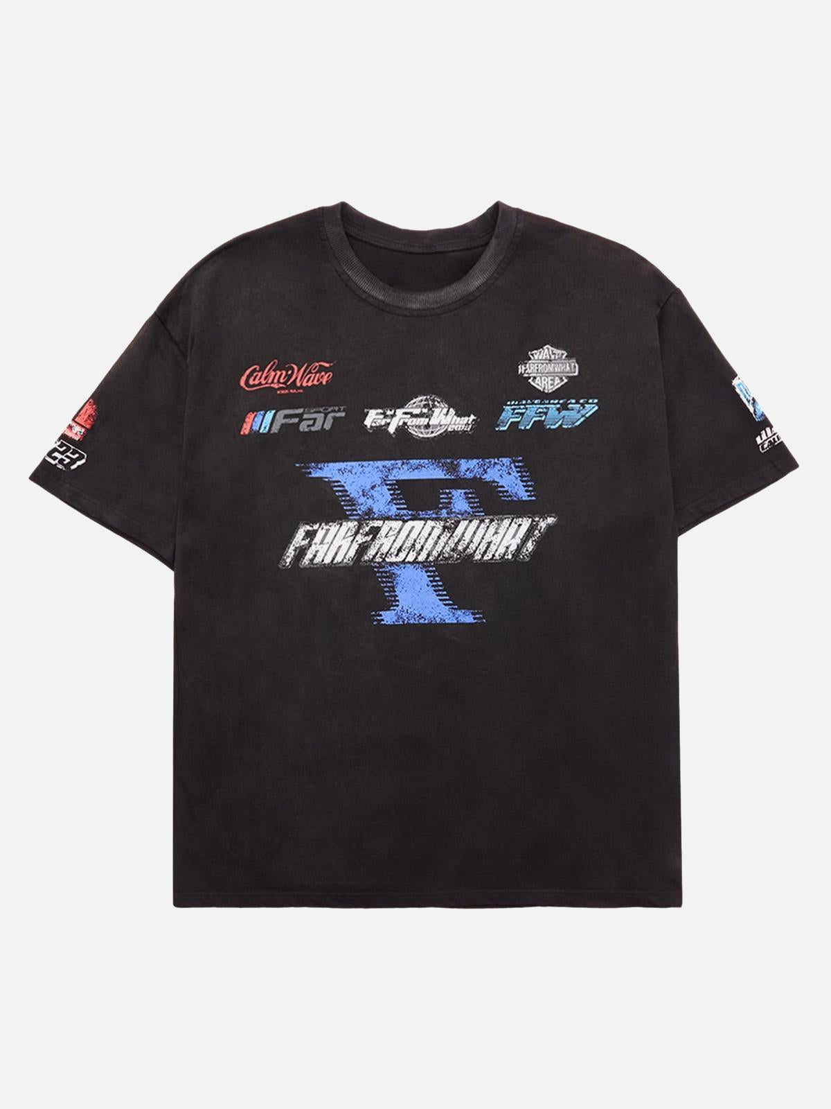 Concert Outfit Racing Afterimage Lettering T-Shirt Concert Outfit Racing Afterimage Lettering T-Shirt