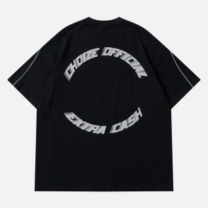 Concert Outfit Racing Elements Stripe Tee