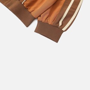 Concert Outfit Racing Embroidered Patchwork Jacket