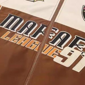 Concert Outfit Racing Embroidered Patchwork Jacket