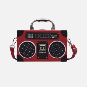 Concert Outfit Radio Style Crossbody Bag