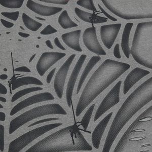 Concert Outfit Raggedy Design Spider Web Graphic Vest