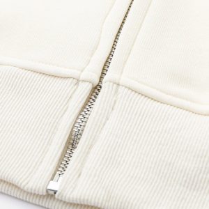 Concert Outfit Rainbow Musical Notes Embroidered Hoodie