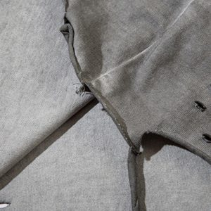 Concert Outfit Raw Edge Butterfly Print Vest