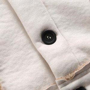 Concert Outfit Raw Edge Star Embroidered Fleece Jacket