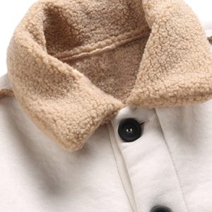 Concert Outfit Raw Edge Star Embroidered Fleece Jacket