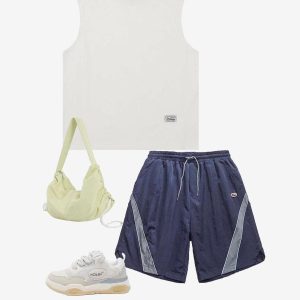 Concert Outfit Reflective Stripe Training Shorts